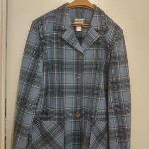 Pendleton Vintage 49ner Style Plaid Jacket - Large